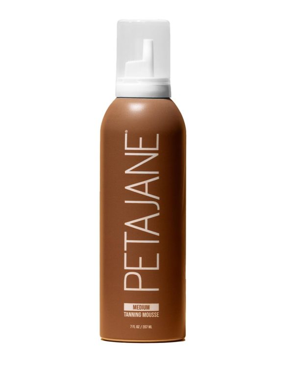 Medium Tanning Mousse 7Oz - Sunless Self-Tanner for a Natural, Streak-Free, Organically Derived, Lightweight & Fast Absorbing, Non-Sticky, for All Skin Types, Vegan & Cruelty-Free